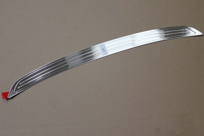 14-18 Mazda3 Rear Trunk Sill 00008TL30 Trim Bumper Guard Stainless Steel OEM