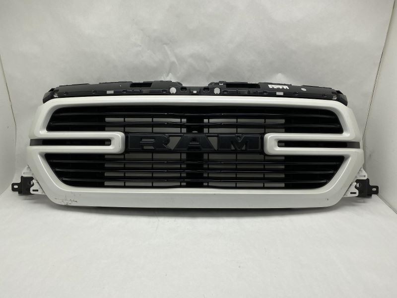 Front Upper Grille Ivory White Fits 2019-2023 Dodge Ram 1500 84070 ***Damaged***