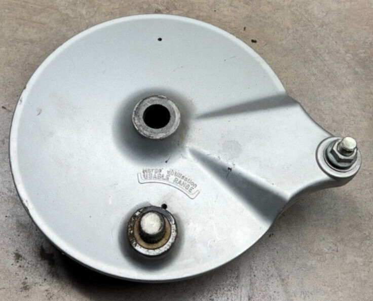 2005 Kawasaki Vulcan VN750 VN 750 Rear Back Drum Brake Cover Panel Shoes 05