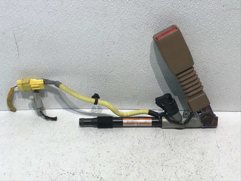 02-06 HONDA CRV RIGHT PASSENGER FRONT SEAT BELT BUCKLE BROWN 81855-SCA-A120-M4