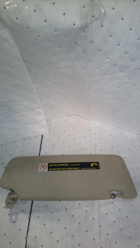 2010 AUDI Q5 Left Sun Visor TAN OEM 197094 Used 107K Miles