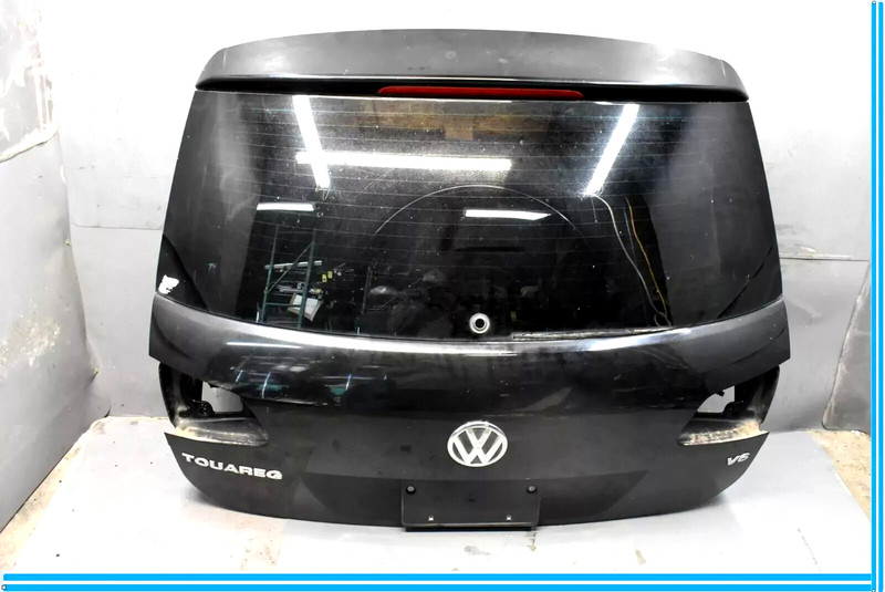 11-14 Volkswagen VW Touareg Tailgate Liftgate Shell W/ Glass Black 7P6827159 OEM