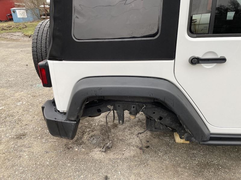 2007-18 JEEP WRANGLER TJ RIGHT QUARTER PANEL WHITE PC: PW7 3.6L AT AWD 35K 38312