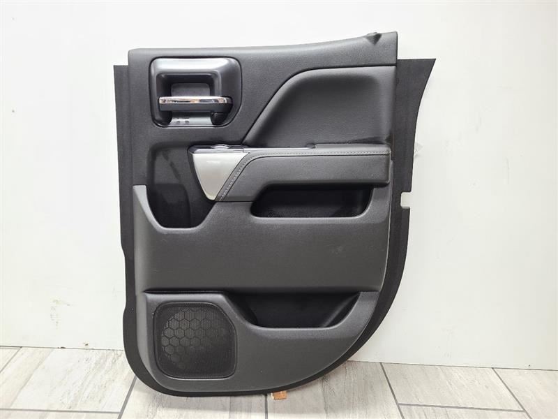 Passenger Rear Door Trim Panel Black Double Cab Fits 2019 SILVRDO15 562281