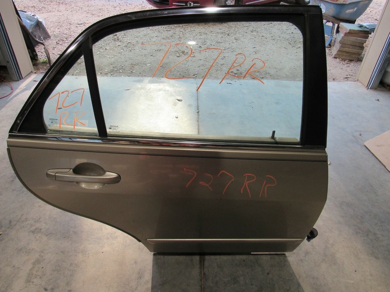 03-07 HONDA ACCORD RIGHT REAR PASSENGER DOOR ASSEMBLY SDN ELECTRIC TAN /YR538M