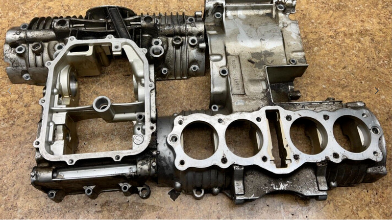 1980 Honda CB650 Engine Motor Cases Crank Case Block CB 650 C CB650C 80