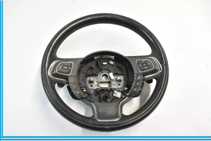 10-19 Jaguar XJ XJL X351 Heated Black Steering Wheel w/ Control Switch Black OEM