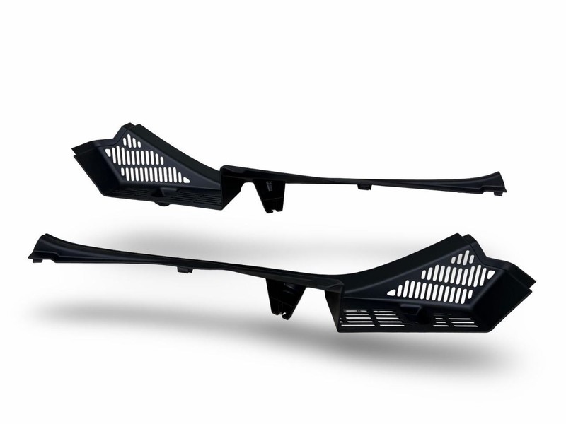 2014-2020 BMW I8 Top Left And Right Trunk Trim Panel Black