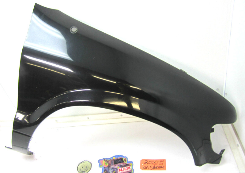 FENDER Passenger SIDE FRONT RH BLACK EB for 95 96 97 98 99 00 01 02 KIA SPORTAGE
