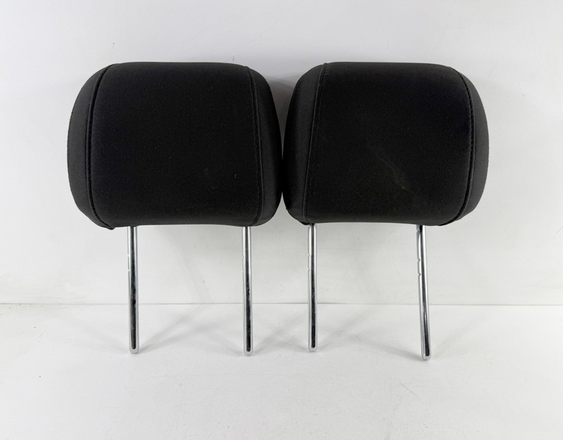 2011-2014 Ford Mustang Front Head Rests Headrests Black Cloth Pair Set of 2 OEM