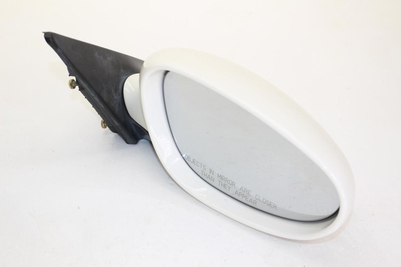 99-03 Porsche 911 Carrera 4 White Passenger Right Side View Door Mirror