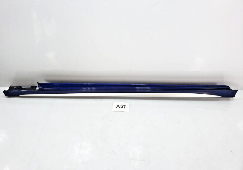 ✅ 15-21 OEM Mercedes W205 C63 AMG S Left Side Skirt Rocker Panel Molding Blue