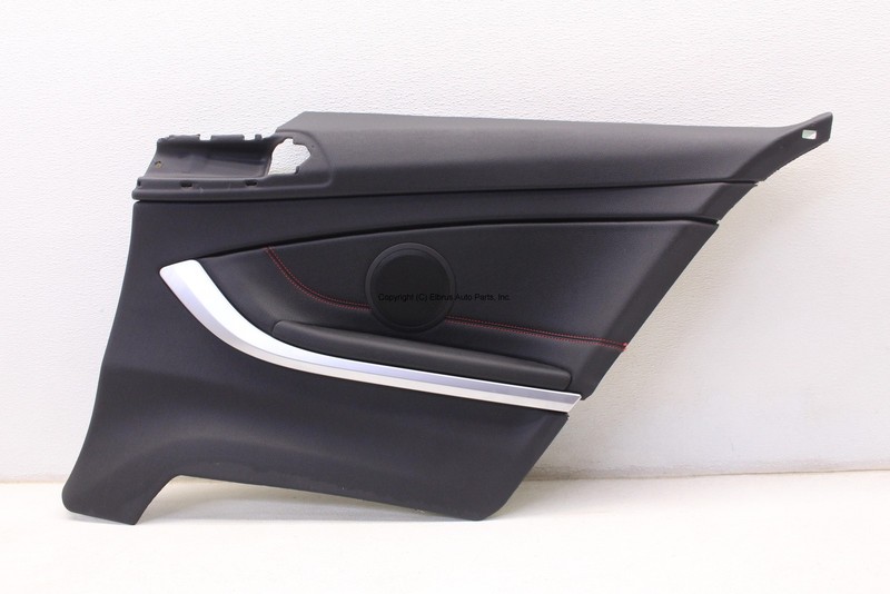 BMW 435i COUPE 14 - 16 PASSENGER RIGHT QUARTER PANEL INTERIOR TRIM LEATHER BLACK