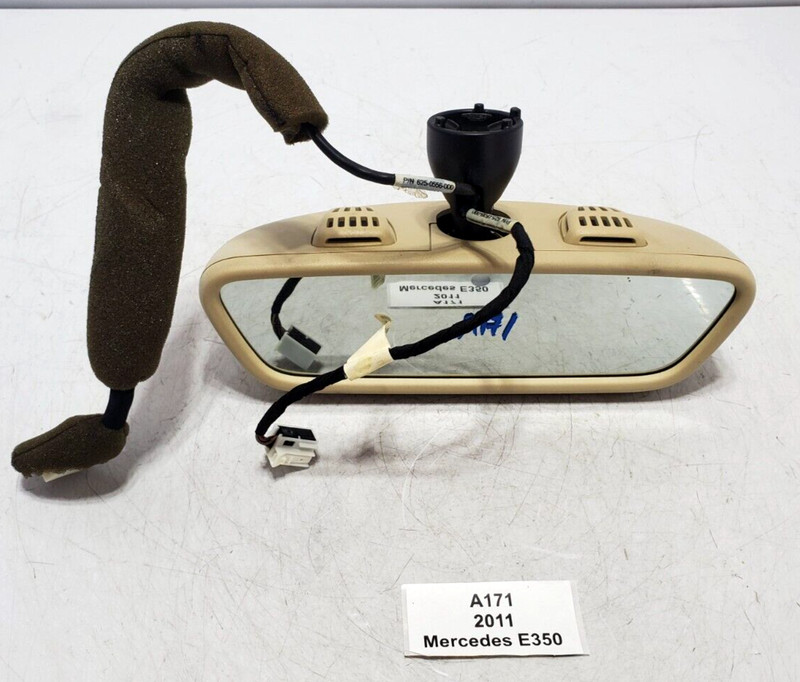 ✅ 2011-2013 OEM Mercedes A207 E350 E550 Interior Rear View Mirror Beige