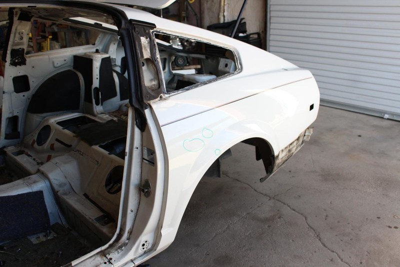 White Driver Left Rear Quarter Panel Assembly Fits 82-83 280ZX