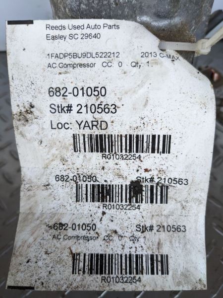 AC Compressor Fits 13-18 C-MAX 1032254