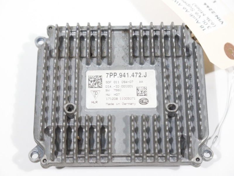 2016-2018 Audi A6 C7 Left Side Headlight Headlamp Ballast Control Module OEM