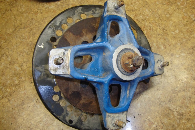 1989 Suzuki ATV LT250 LT 250 Quadsport Left Front Disk Brake Knuckle Spindle Lug