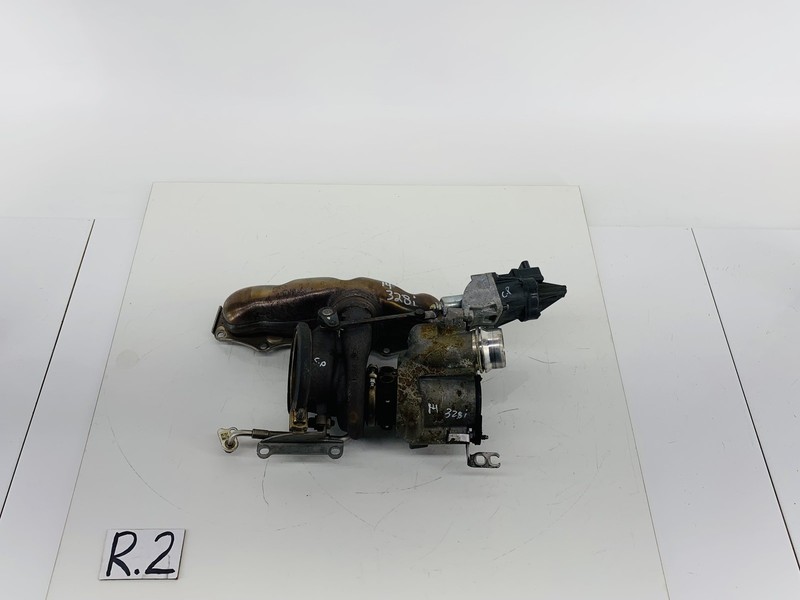 12-14 BMW 328I F30 2.0L GAS N20 ENGINE MOTOR TURBOCHARGER W/ MANIFOLD 114K OEM