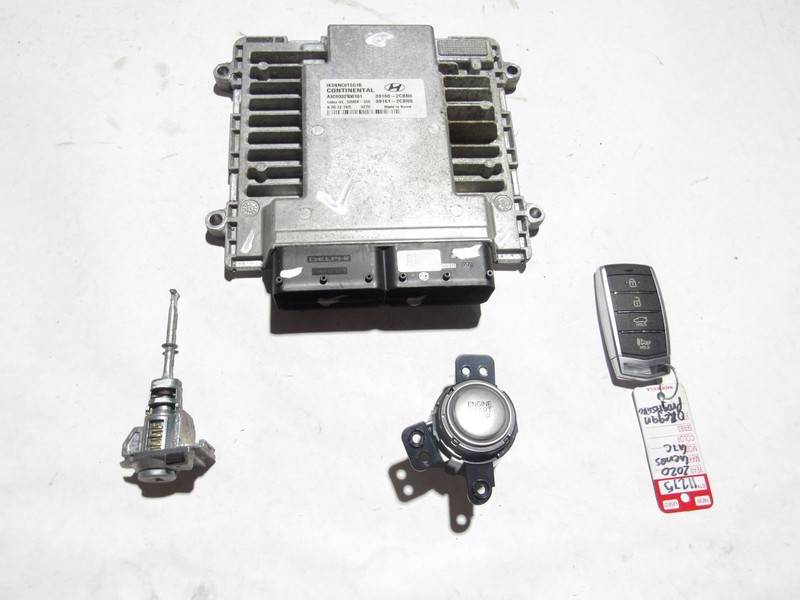 Genesis G70 2020 2.0L Smart Key Keyless Lock Cylinder Module Set 4 PCS 19-24 ;@1