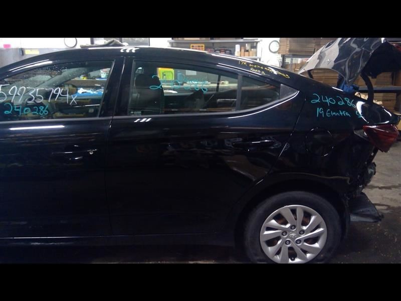 Driver Rear Side Door Electric Sedan US Built Fits 17-20 ELANTRA 1420301