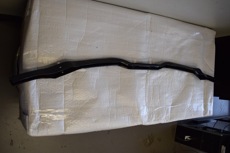 2013-2017 BMW 3 SERIES FRONT LOWER BUMPER REINFORCEMENT BLACK STEEL OEM