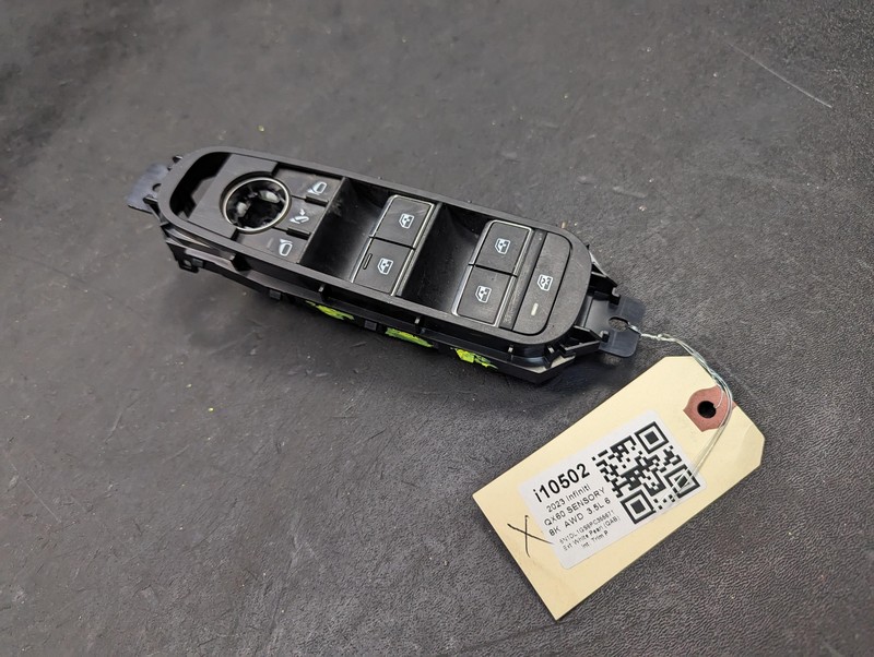 Front Left Door Power Window Switch 2023 Infiniti QX60 Sensory 25401-6SA3A 2022