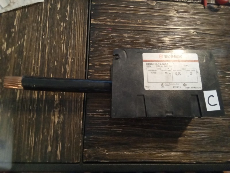 BURNDY BDBLHC-16-500-1 Distribution Block