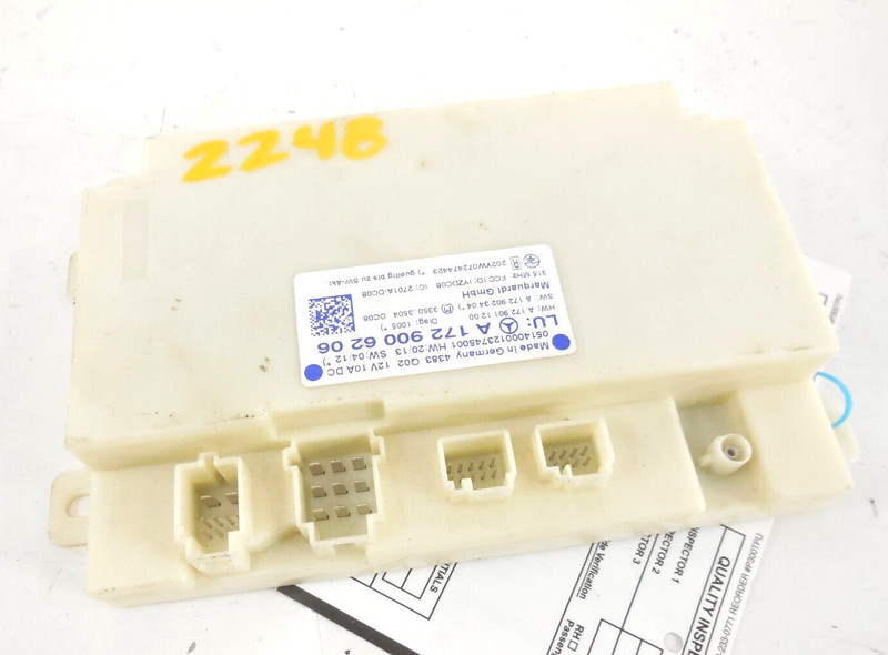 2012-2015 Mercedes-Benz SLK350 Keyless Go Entry Control Module OEM 172 900 62 06