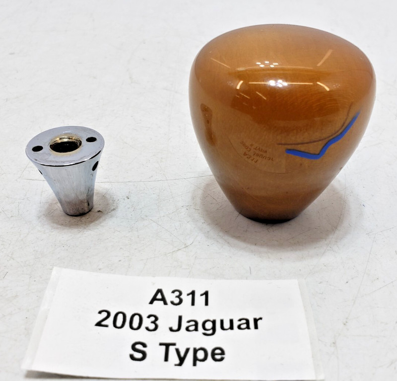 ✅ 2003-2008 OEM Jaguar S-Type X200 Gear Shift Shifter Knob Handle Wood NOTE*
