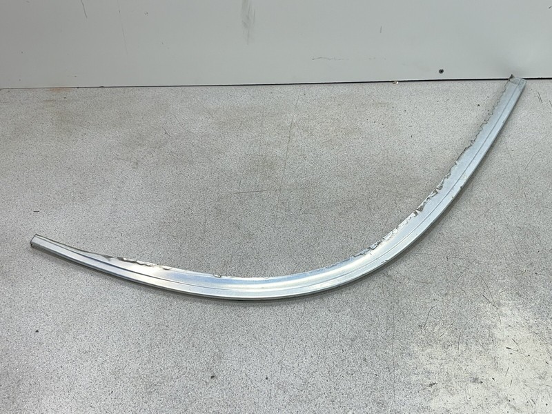 68 Mercedes W110 Rear Back Window Windshield Lower Left Corner Chrome Trim Benz