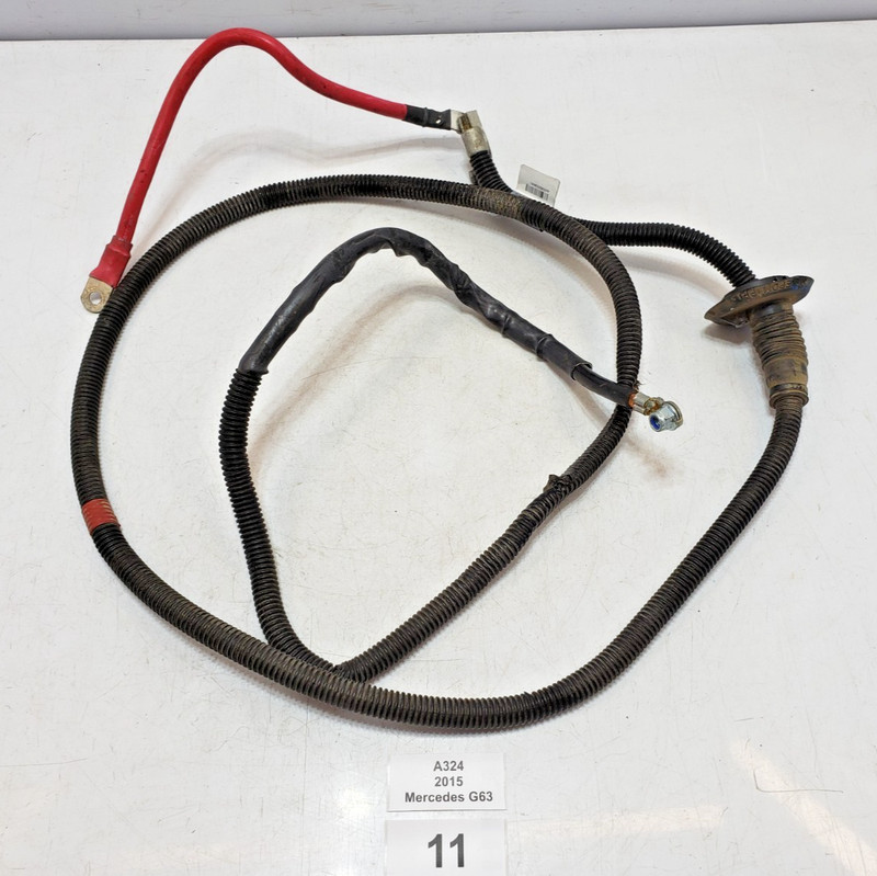 ✅ 13-18 OEM Mercedes W463 G550 G63 AMG Positive Battery Terminal Cable Wiring