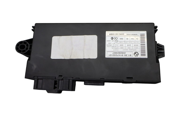 07-12 BMW X5 Ignition Key Comfort Computer Control Module 61.35-9147222-01 OEM