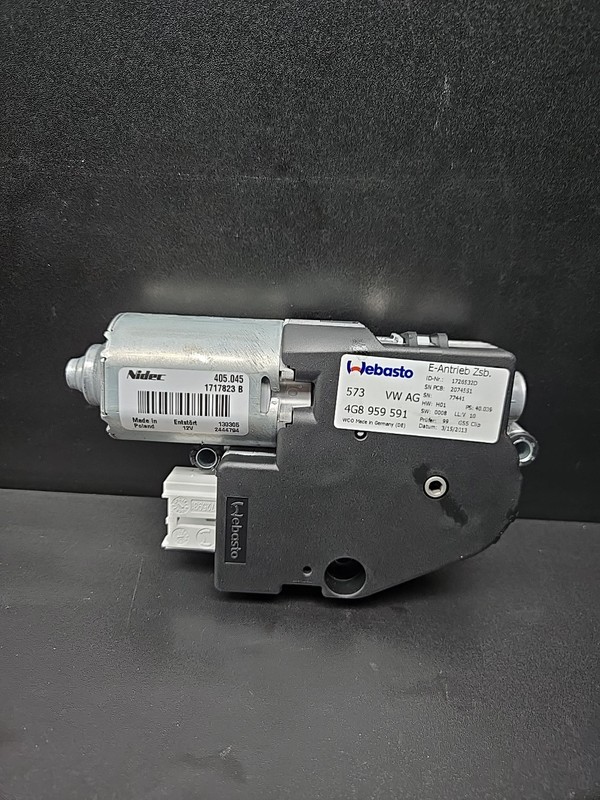 Audi 4G8 A7 S7 Sunroof Sun Roof Adjustment Drive Motor 4G8959591 OEM