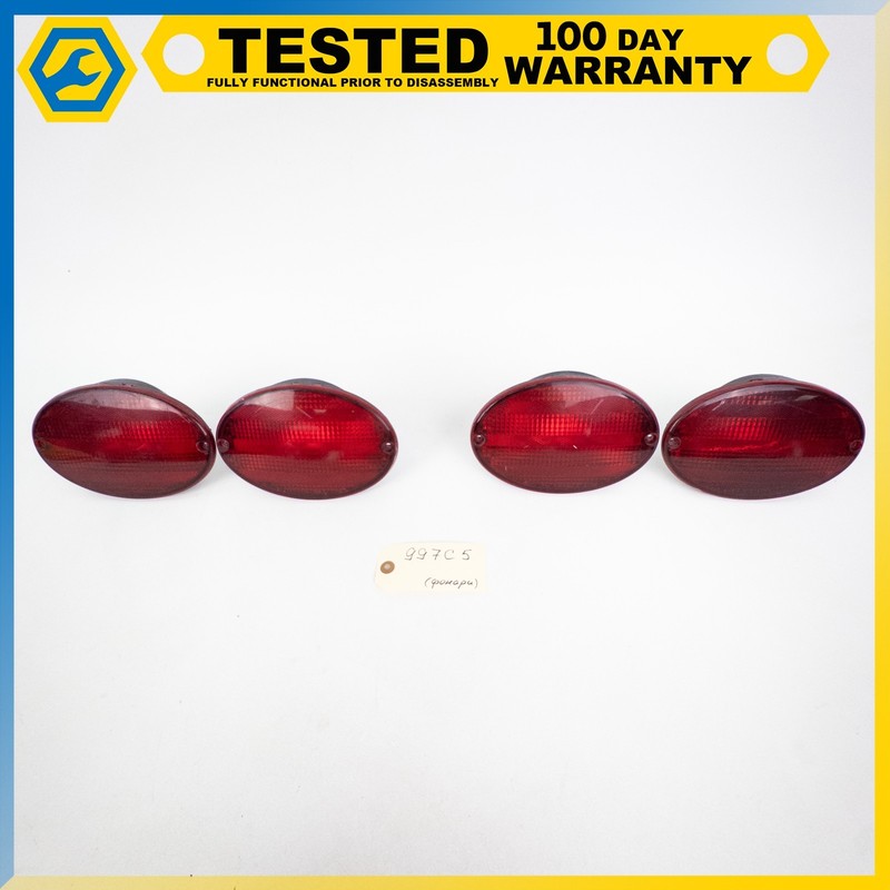 97-04 CHEVROLET CORVETTE C5 REAR LEFT RIGHT TAIL LIGHT HOUSING ASSEMBLY SET OEM