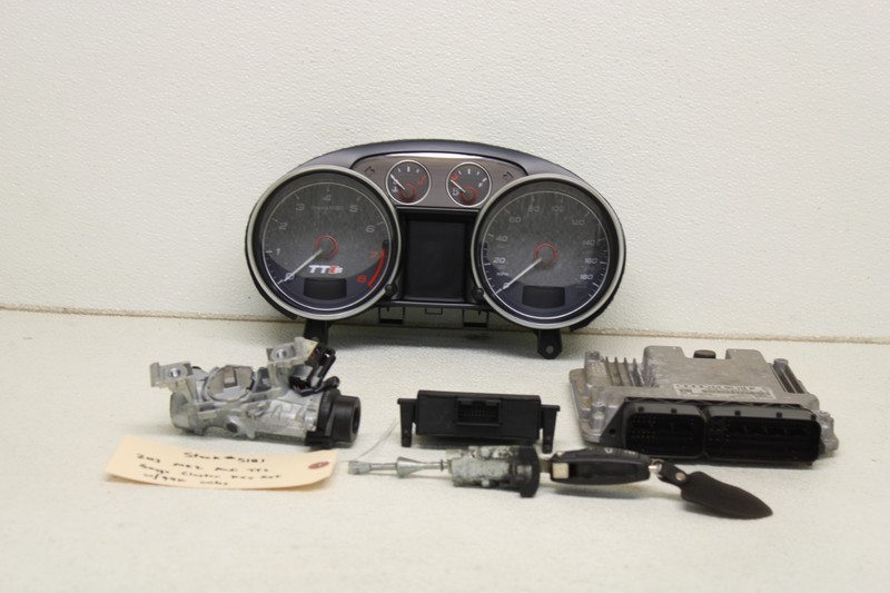 MK2 Audi TTS Gauge Cluster Key Set ECU Gateway Module 99k Miles Oem 2013