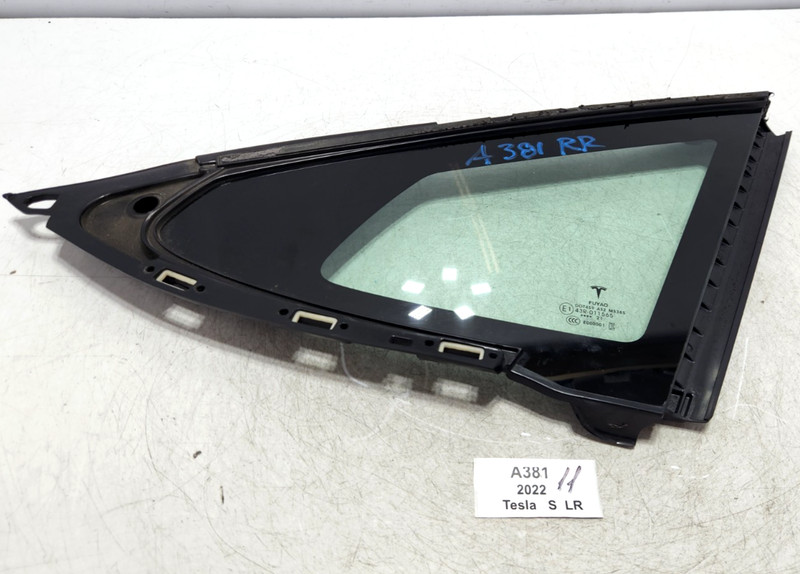 ✅ 21-25 OEM Tesla Model S Rear Right Passenger Side Quarter Window Glass