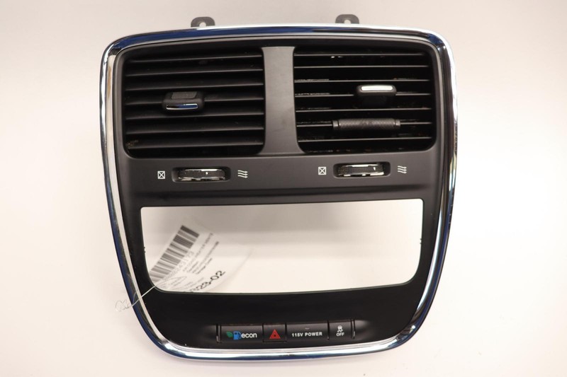 2011-2020 DODGE GRAND CARAVAN DASH CENTER RADIO BEZEL W/ AIR VENT & SWITCH OEM