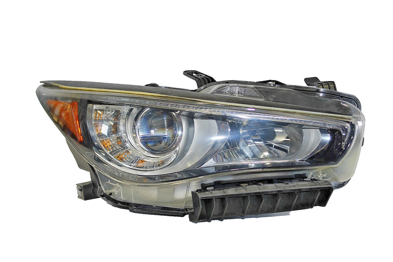 2014-2017 INFINITI Q50 RIGHT PASSENGER SIDE LED HEADLIGHT W/O AFS OEM