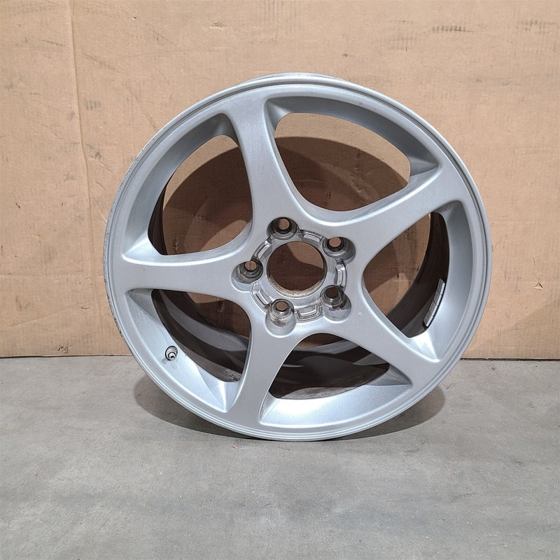 00-04 Corvette C5 Front 5 Spoke SilverWheel 17x8.5 Speedline Oem Aa7423