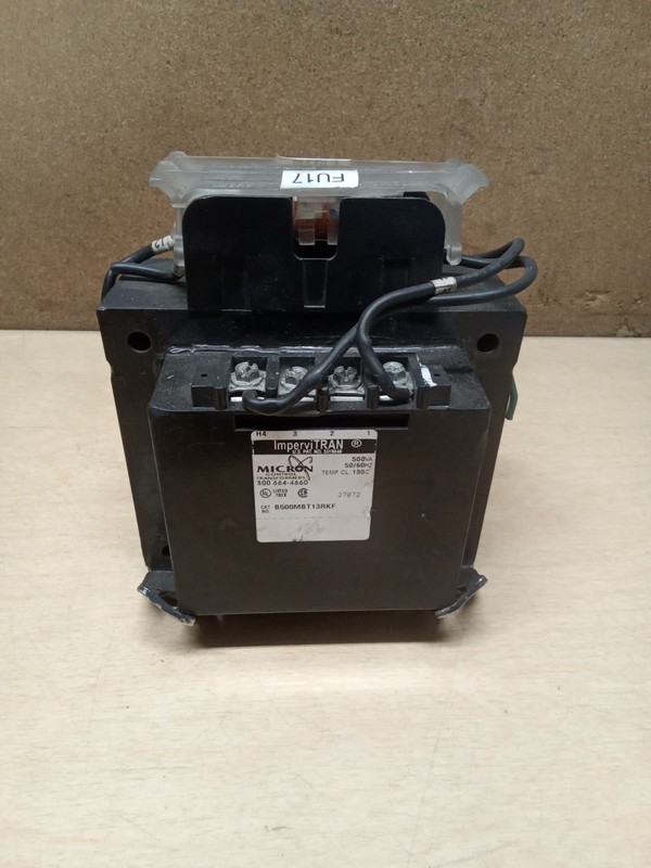Impervitran B500MBT13RKF Micron Control Transformer(800 664-4660) (Bent Bracket)