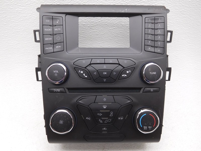 OEM Ford Fusion Radio Temperature Control Panel Face Plate-Minor Scratches/Nicks