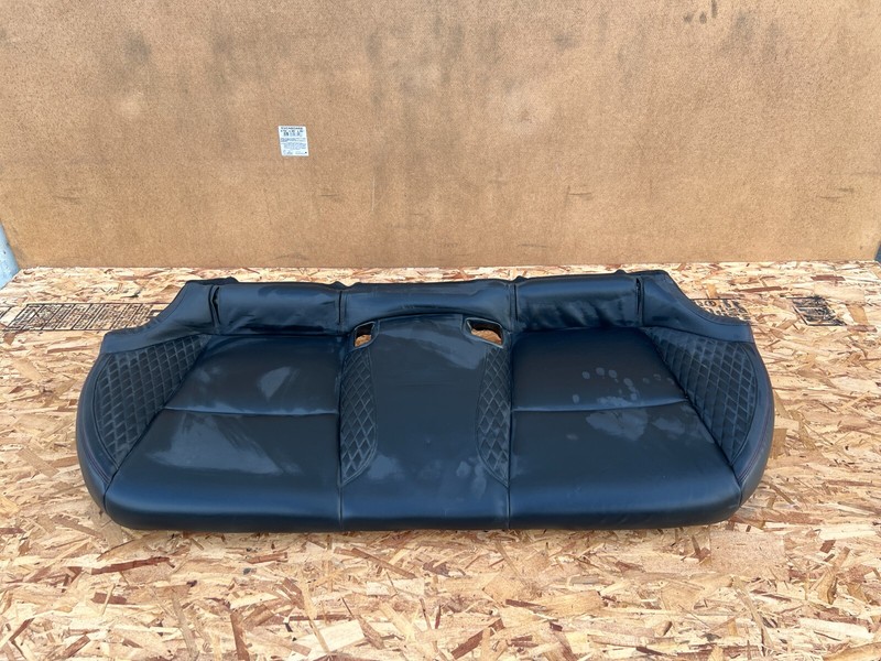 INFINITI Q50 RED SPORT 2018-2023 OEM REAR LOWER SEAT (BLACK/ DIAMOND STITCHING)
