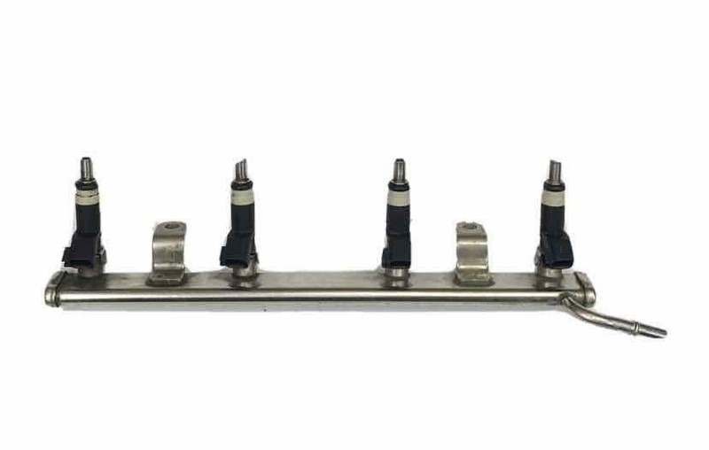 14 JEEP COMPASS 2.0L FUEL INJECTOR RAIL COMPLETE WITH INJECTORS ASSY 04891577AC
