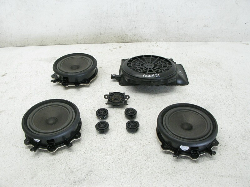 04-08 AUDI B7 A4 SEDAN FRONT REAR LEFT RIGHT DOOR TWEETER SPEAKER SET OEM 040521