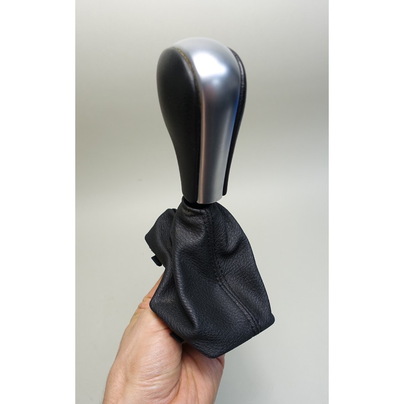 2004-2010 BMW E83 X3 SAV Factory Gearshift Knob Trim with Boot Pearl Chrome OEM