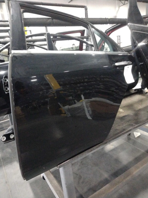 2016 Cadillac CTS Left Rear Door Black 4DR Sedan Good Condition 47742