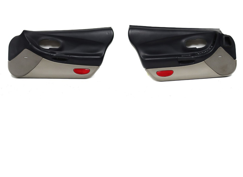1997-2004 Chevrolet C5 Corvette Left & Right Interior Door Trim Cover Panels OEM