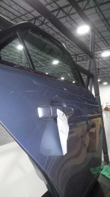 2013 Cadillac CTS Right Rear Door Blue OEM 470416 141K Miles [130-01124R]