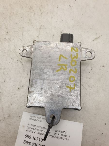 14 LEXUS IS350 F-SPORT REAR DRIVER LEFT BLIND SPOT MODULE 88162-0W080